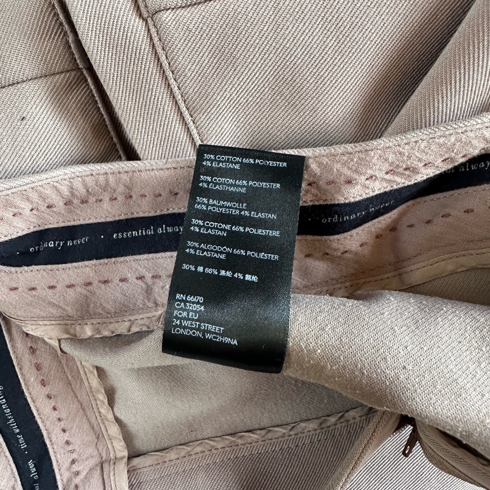 Anthropologie The Essential Knit Cargo Pants in Taupe Size 10 Office Work Casual - Picture 8 of 8